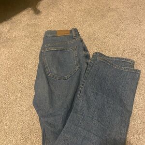 Madewell Blue Straight Leg Pants